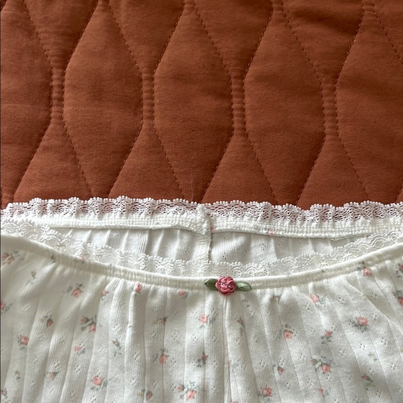 American Eagle Floral Spaghetti Strap Pajama Set - Picture 3 of 6